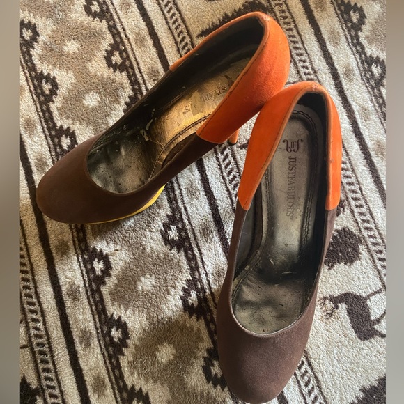 Color lock Platform Heel Womens Size 11 - Picture 4 of 6